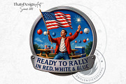 Fourth of July party Slogans PNG V1, a Seasonal Illustration by ThatsDesignArt (Thumbnail 10 of 10)