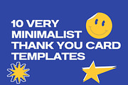 Card Template Thank You, a Graphic by Dheny Designer (Thumbnail 1 of 11)