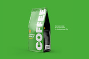 Coffee Pouch Half Side 3/4 Mockup, a Packaging Mockup by easymock (Thumbnail 8 of 8)