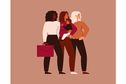 Working Mothers Together, a Work Illustration by Mary Long (Thumbnail 5 of 5)