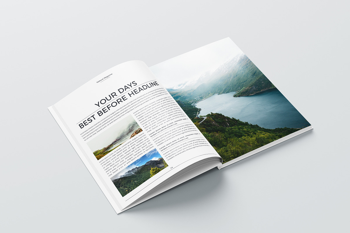 Natural Magazine, a Magazine Template by obidullah_01 (Photo 10 of 14)