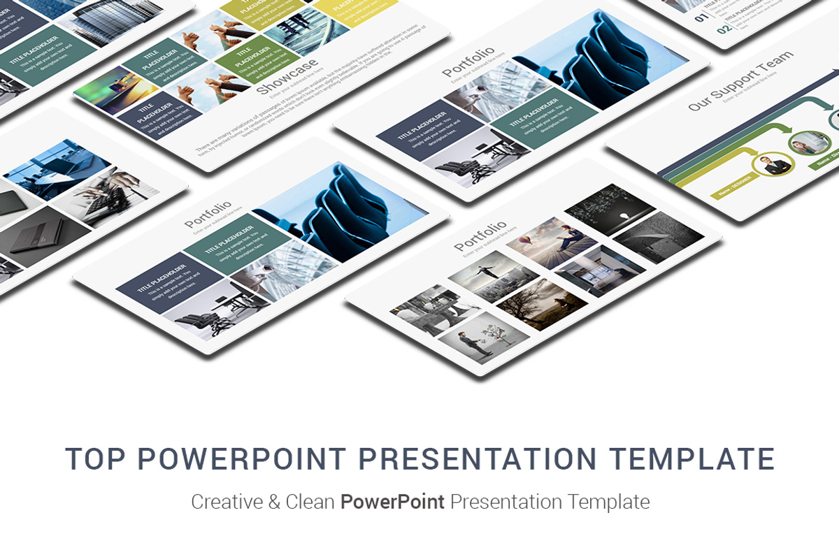 Top PowerPoint Presentation Template, a Presentation Template by OceanArt