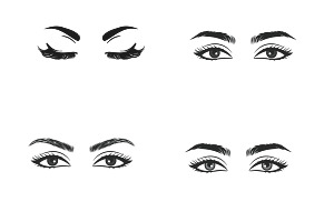 Eyes Set 1 Procreate Brush Stamps