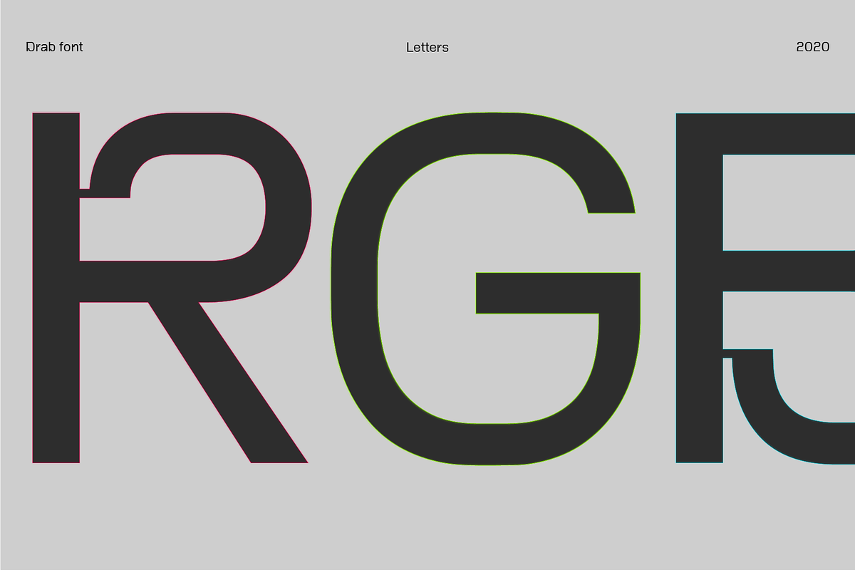 Drab — modern grotesk font, a Sans Serif Font by Viktor Pesotsky | Fonts (Photo 5 of 18)