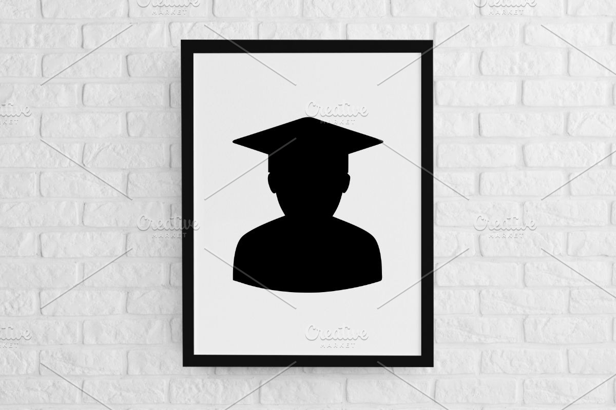 Graduates Silhouette SVG, an Education Illustration by newminddesign (Photo 2 of 3)