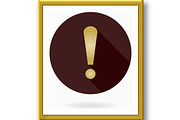 Modern Vector Exclamation Icon in, an Outline Icon by FineArtStudio (Thumbnail 3 of 3)