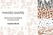 Painted shapes - patterns collection, a Pattern Graphic by Wild Rose (Thumbnail 1 of 9)