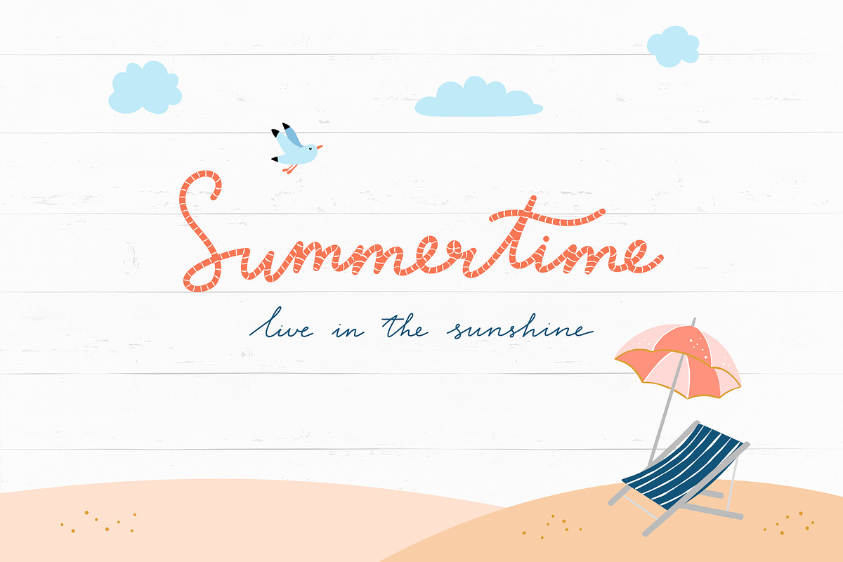 Summertime Illustrations & Patterns, an Illustration by Redchocolate (Photo 12 of 12)