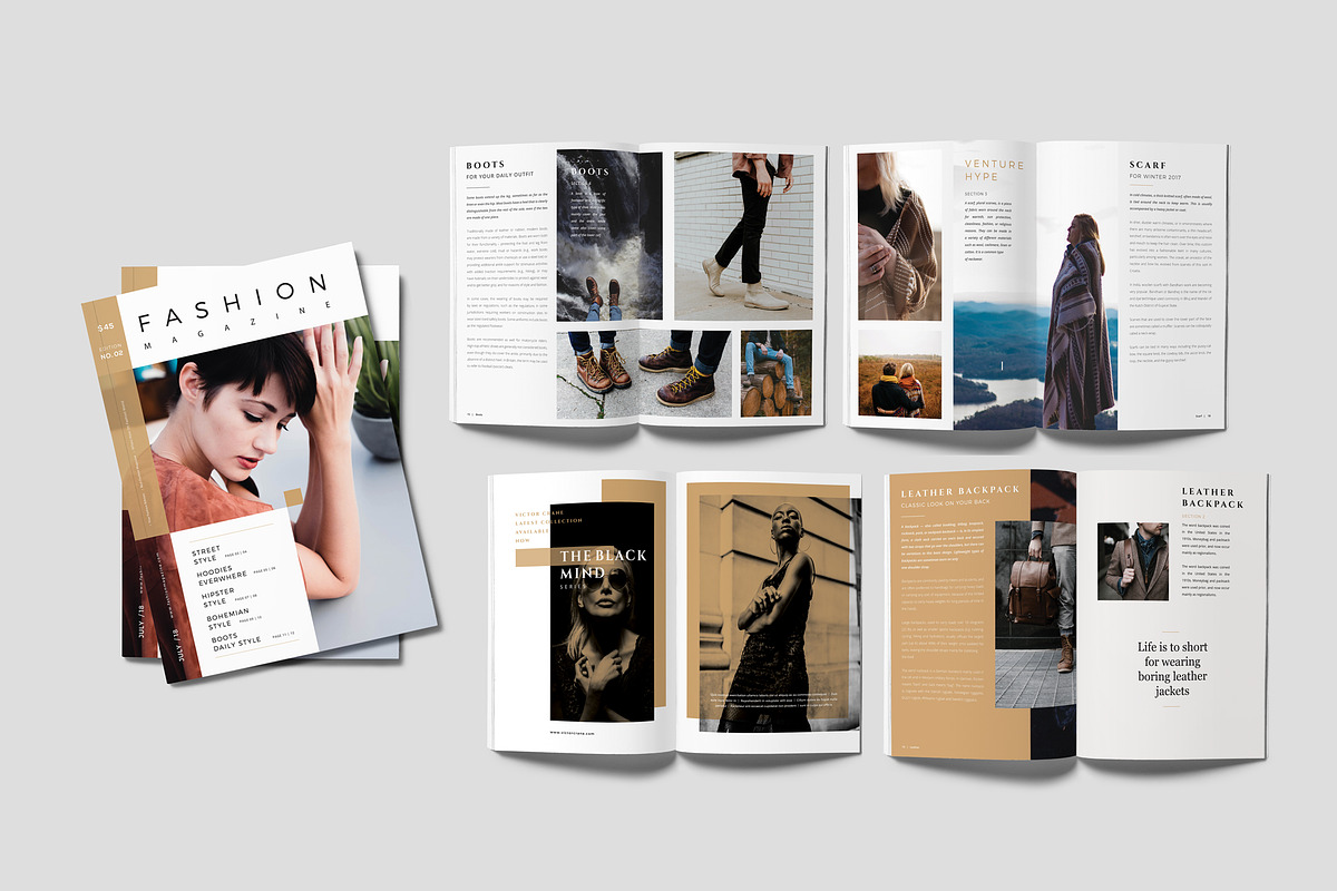Fashion Magazine, a Magazine Template by rubirubiko (Photo 9 of 9)