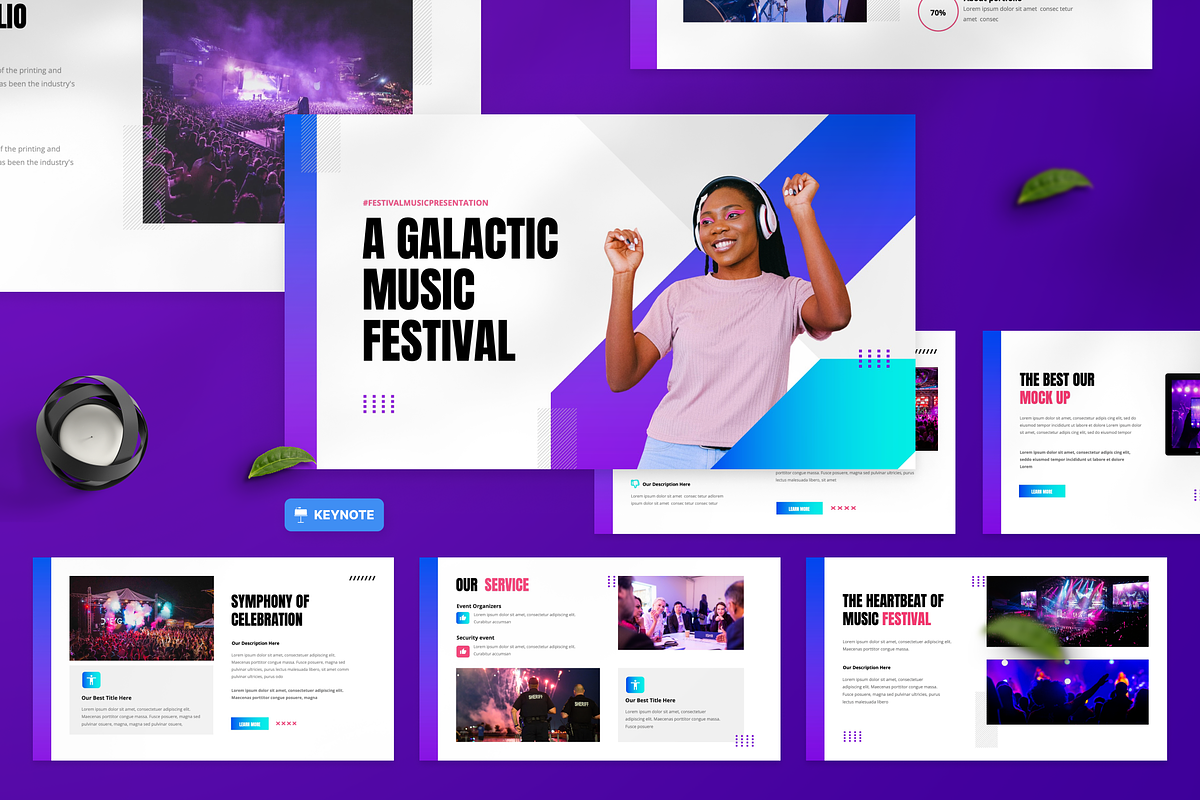 Concerta - Music Festival Keynote, a Presentation Template by Annora Studio (Photo 1 of 8)
