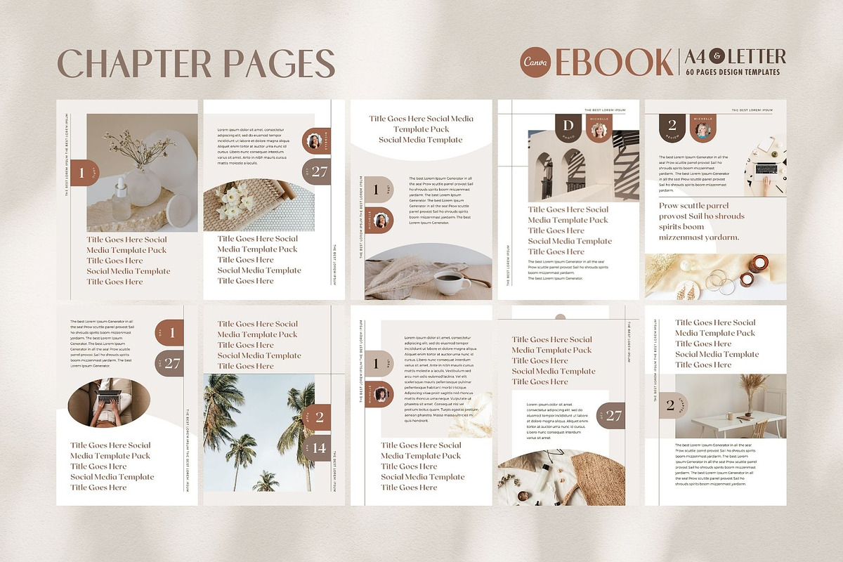 eBook PDF Templates Canva Shadow, a Magazine Template by Keikoya (Photo 10 of 18)