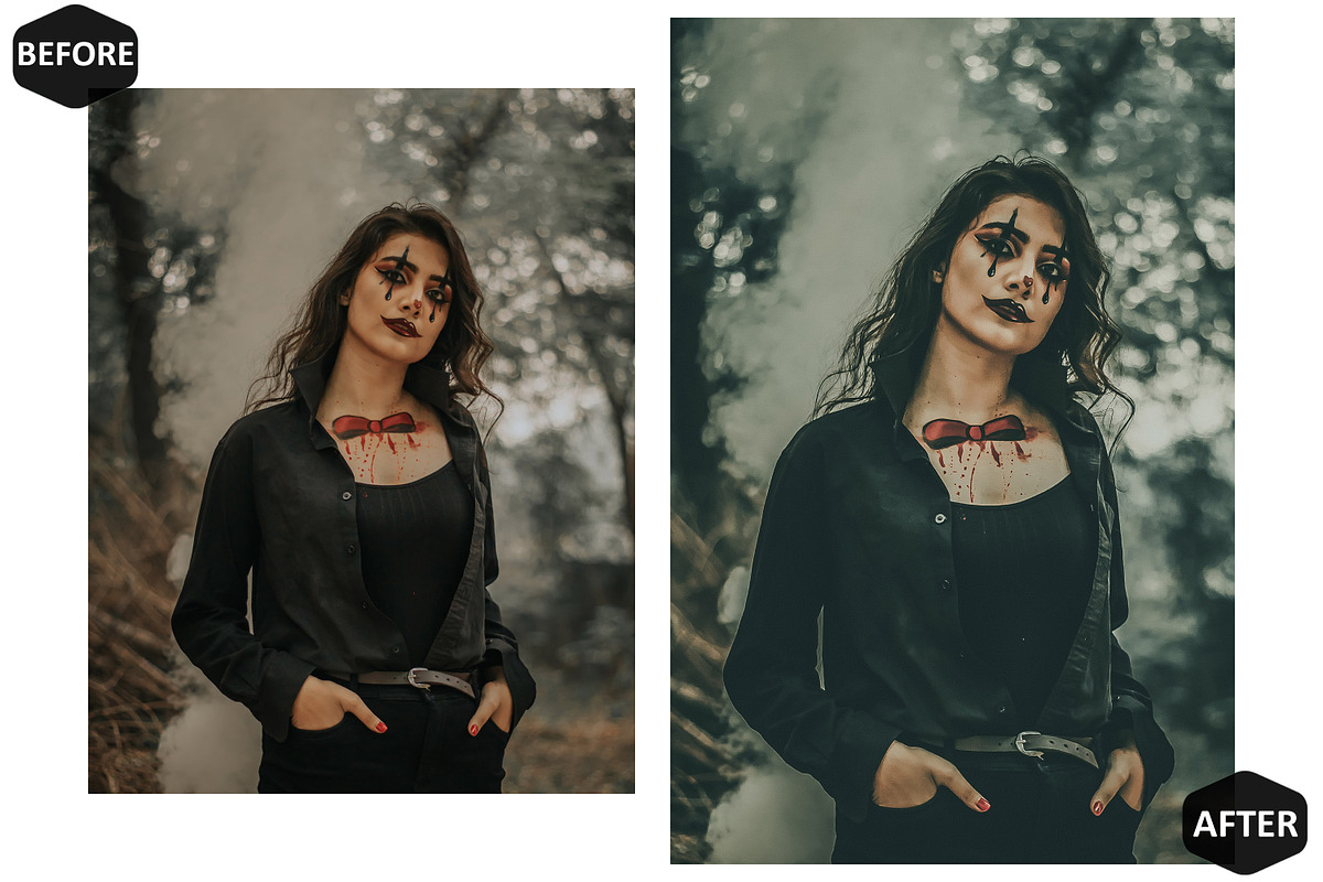 12 Sweet And Scary Lightroom Presets, a Preset Add-On by Hue Palettte Studio (Photo 7 of 9)
