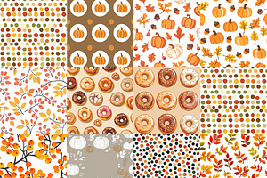 Thanksgiving Fall Digital Paper