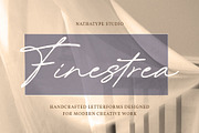 Finestrea, a Handwritten Font by Nathatype (Thumbnail 1 of 10)