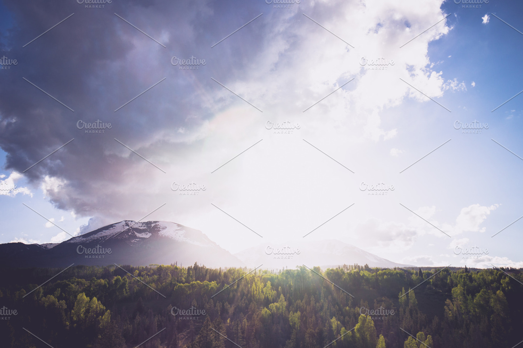 Sun Beams Over the Mountains, a Nature Photo by Shots by Sleeven