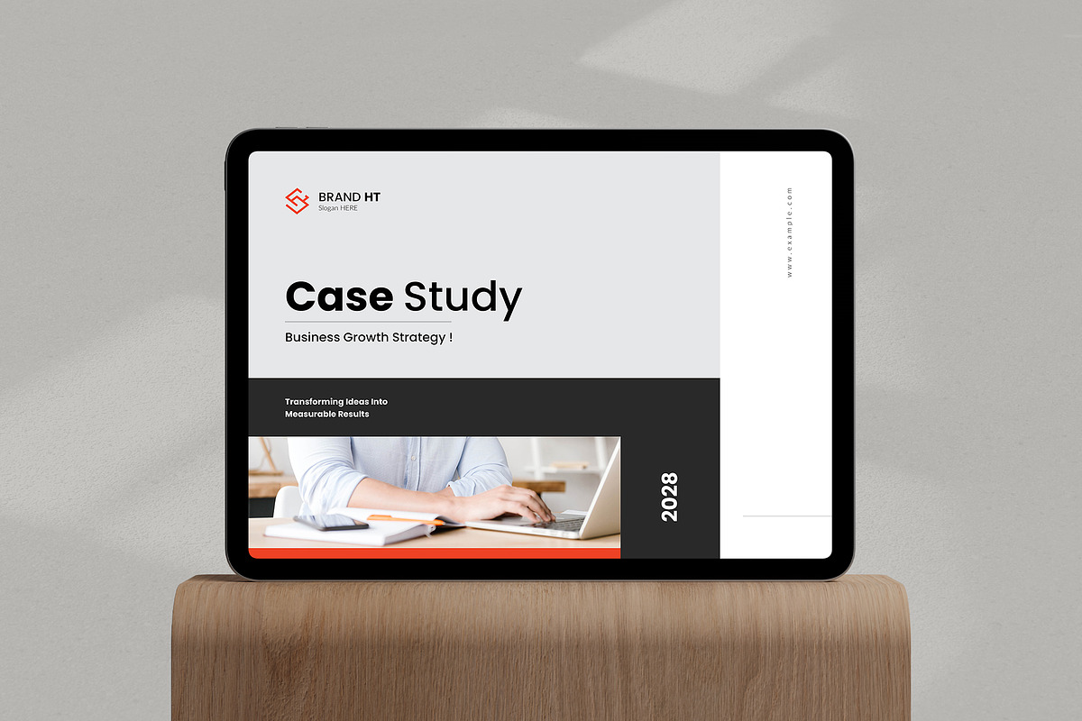 Case Study Brochure Landscape, a Brochure Template by NorthPeak (Photo 2 of 10)