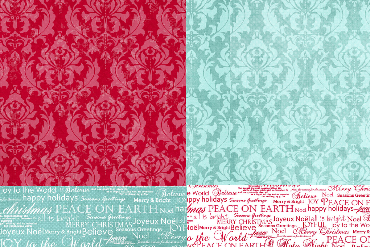 Merry & Bright Christmas Papers 14 preview 2