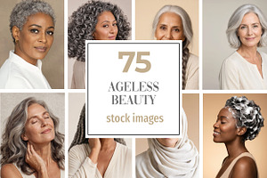 Ageless Beauty Stock Photos