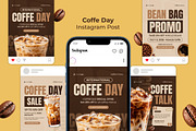 Coffe Day Instagram Post, a Social Media Template by Graphr (Thumbnail 1 of 2)
