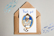 Watercolor mermaids, an Illustration by Steshnikova (Thumbnail 5 of 5)