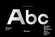 Surgent, a Sans Serif Font by Wow Magic (Thumbnail 2 of 3)