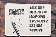 Phatty family display fonts, a Font by Mike Brennan Art & Design (Thumbnail 4 of 6)