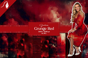 Grunge Royal Red Seamless Textures