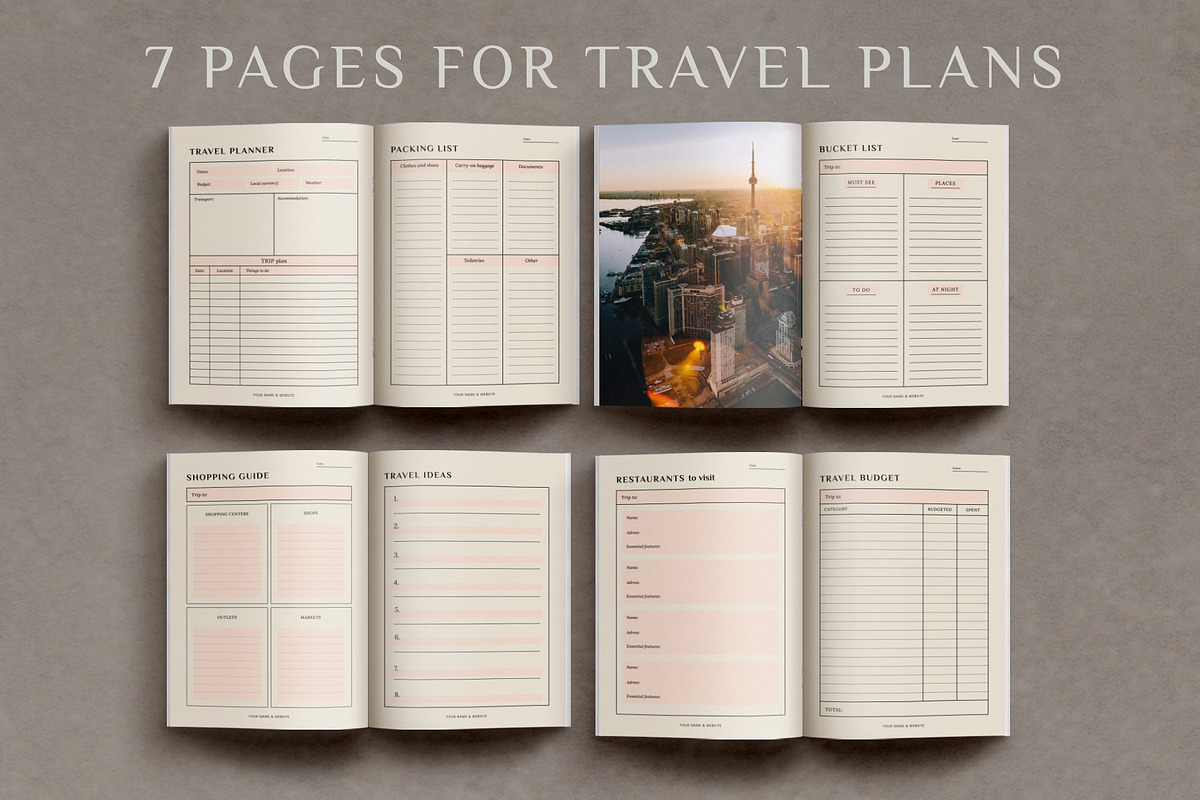 Aesthetic Planner & Calendar, a Stationery Template by Anatartan Design (Photo 13 of 27)