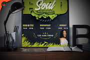 Soul Food Restaurant Menu Flyer, a Flyer Template by SeraphimChris (Thumbnail 8 of 13)