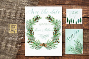 Cypress. Watercolor clipart, a Decorative Illustration by LABFcreations (Thumbnail 12 of 12)