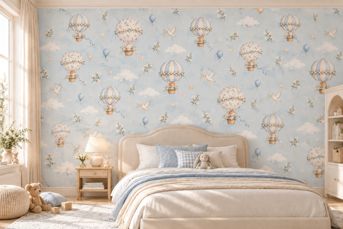 Cute Animals Nursery Wallpaper, a Wallpaper Graphic by by creative paper (Photo 6 of 12)