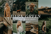 10 Dark Green Lightroom Presets, a Preset Add-On by CVR Presets (Thumbnail 1 of 8)