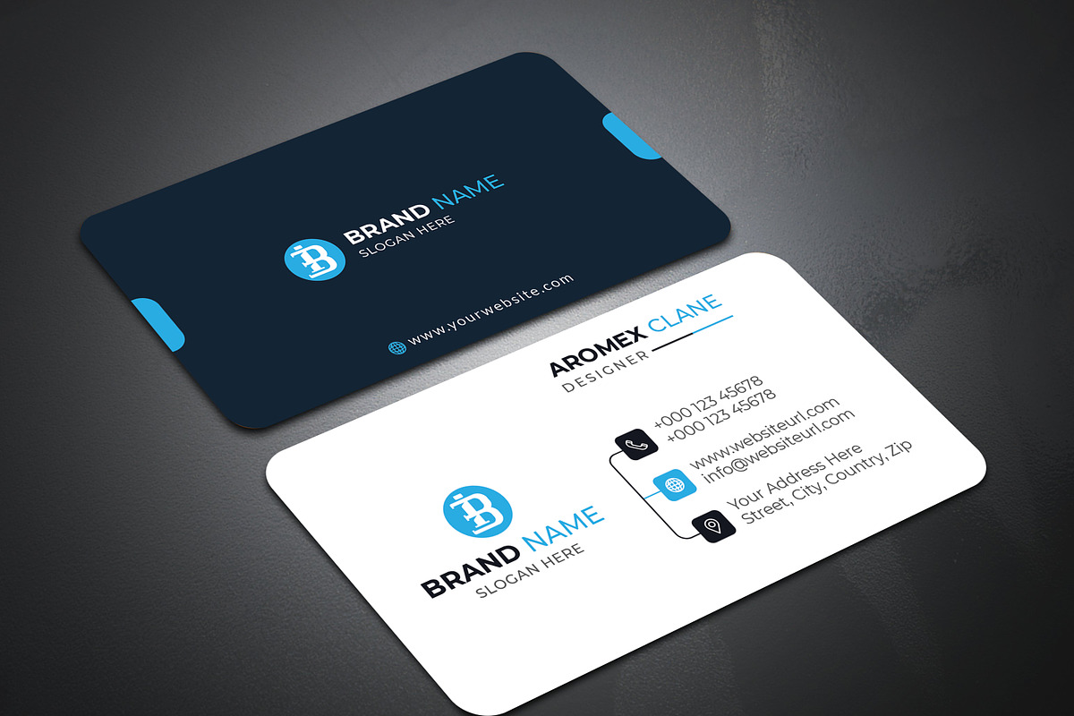 Green Business Card Template, a Business Card Template by saifulbranding (Photo 4 of 4)