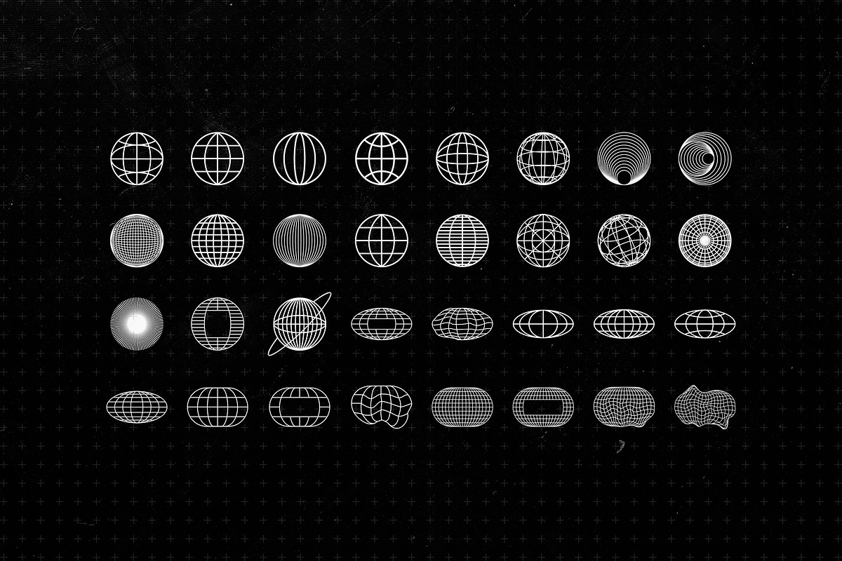 Retro-Futuristic Shapes Collection, an Object Graphic by pixelbuddha.net (Photo 8 of 17)