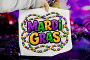 Glitter Mardi Gras PNG, an Illustration by Canvas Craft (Thumbnail 1 of 6)