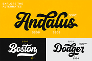 Cricket Script, a Script Font by hastatypestd (Thumbnail 2 of 8)