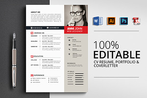 MS Word Professional CV Resume