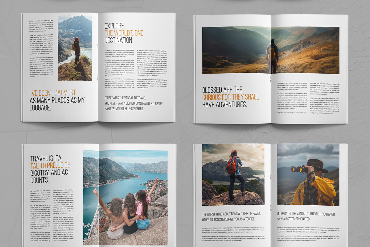 Travel Book Layout, a Magazine Template by ContestDesign (Photo 3 of 3)