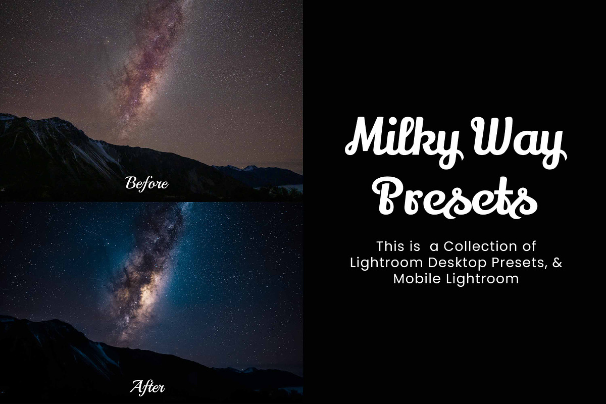 30 Milky Way Lightroom Bundle, a Preset Add-On by 3Motional (Photo 4 of 11)