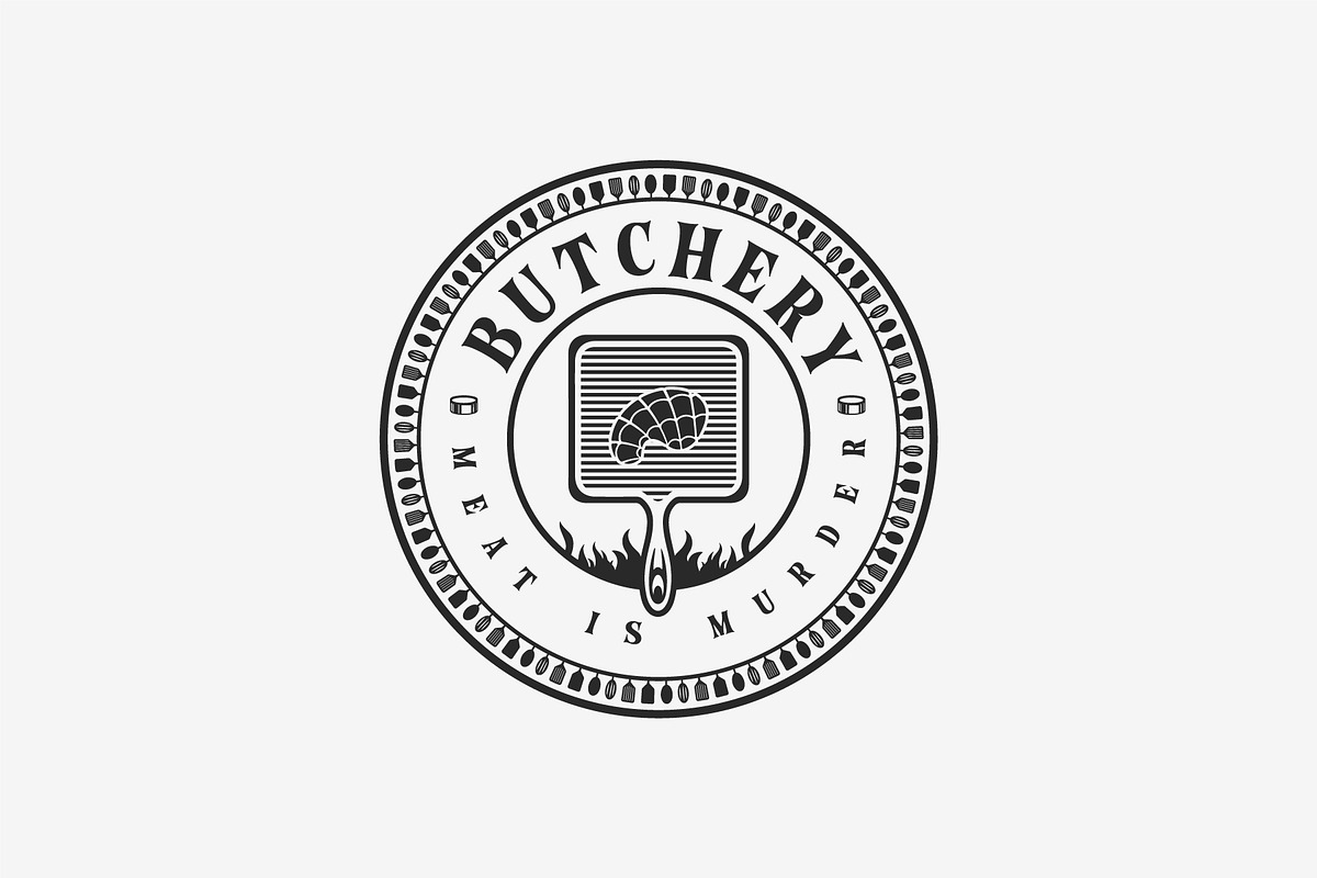 Restaurant, Butchery Logo Set., a Branding & Logo Template by Billah Hub (Photo 3 of 4)