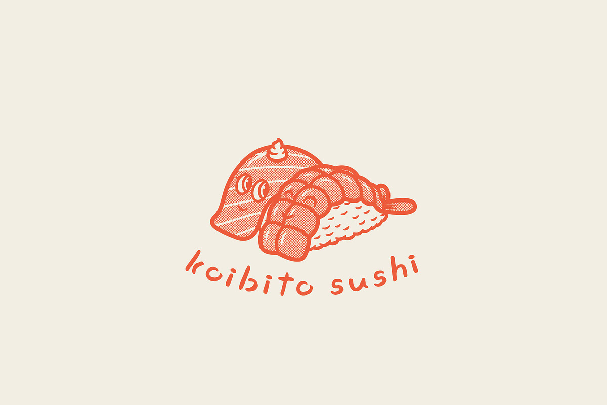 Koibito Sushi Logo Template, a Branding & Logo Template by Kreasi Malam (Photo 3 of 4)