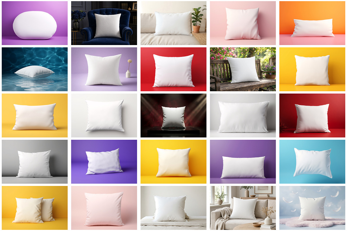 Pillow Mockup, a Household Mockup by Forhadx5 (Photo 12 of 16)