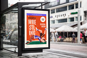 Freestyle wrestling fight posters, a Sport Illustration by PaperTrident (Thumbnail 6 of 7)