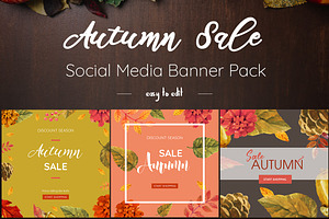 Autumn Sale Banners Pack