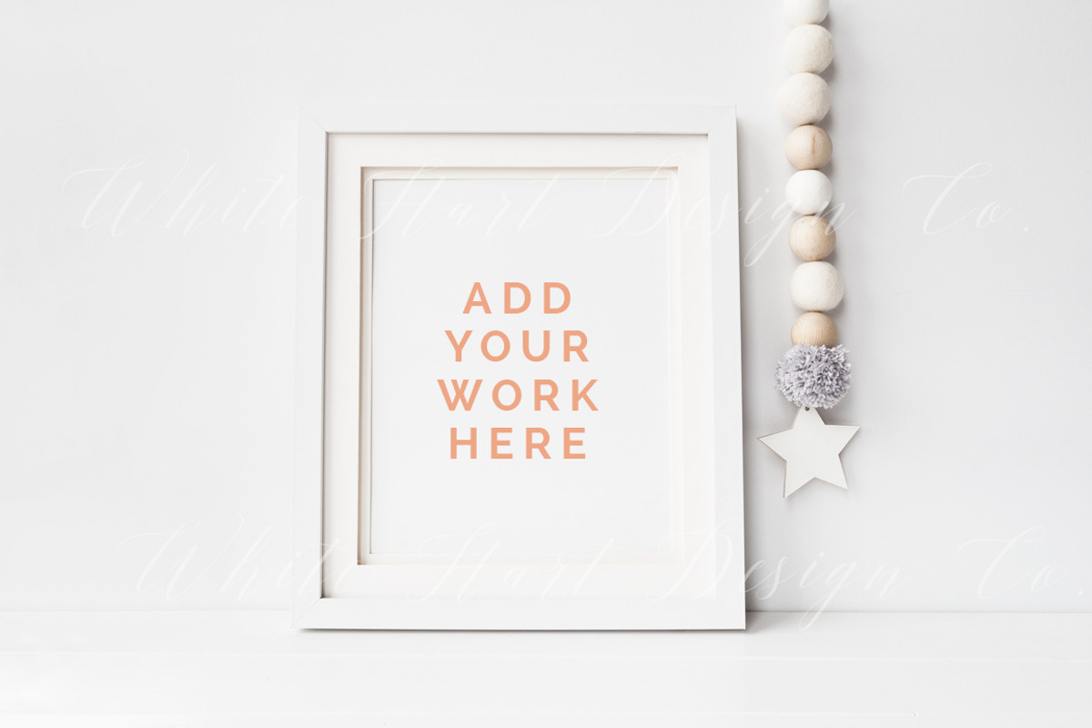 Nursery frame mockup - 8x10, a Product Mockup by White Hart Co. (Photo 2 of 3)