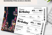 Happy Birthday Gift Boarding Pass, a Card Template by YasdeyDesigns (Thumbnail 6 of 8)