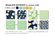 Daisy Ditsy Floral Pattern Bundle, a Pattern Graphic by AvaAva (Thumbnail 7 of 19)