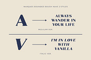 Marques Rounded Rough, a Serif Font by Craft Supply Co. (Thumbnail 2 of 8)