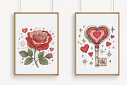 Whimsical Valentine Magic Clipart, an Illustration by Libby Wishes (Thumbnail 2 of 5)