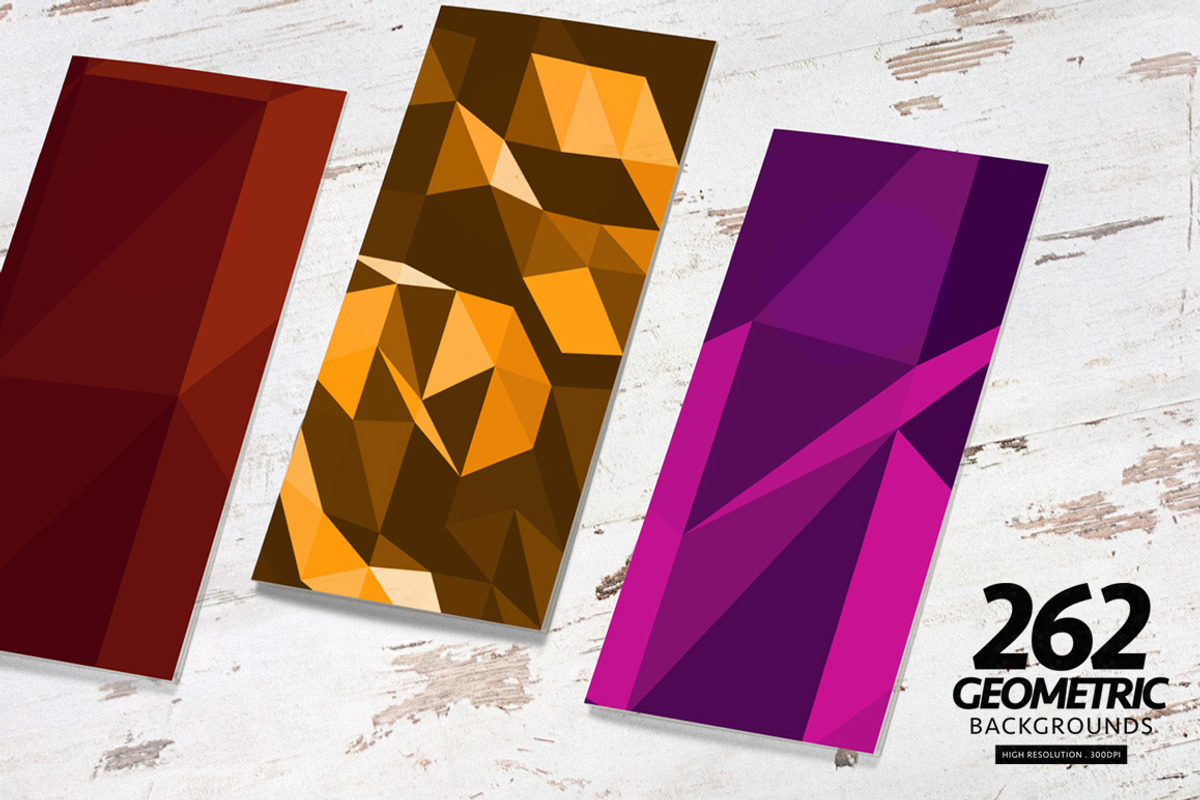 Geometric Polygon Backgrounds 262 preview 2